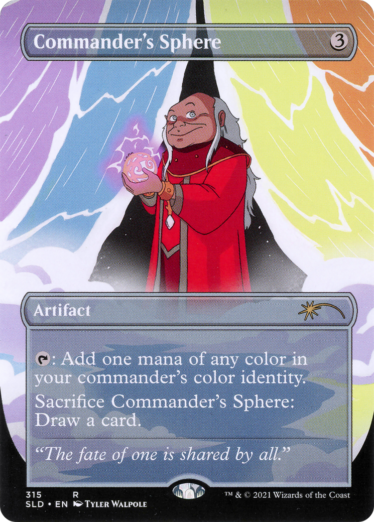 Commander's Sphere (SLD-315) - Secret Lair Drop (Borderless) Foil