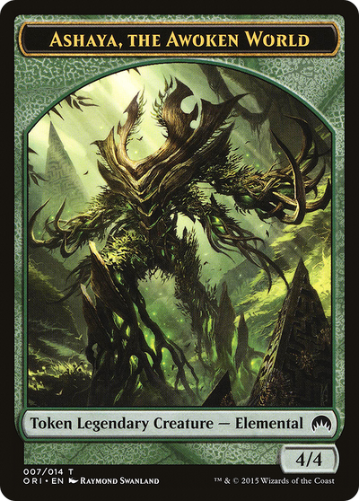 Ashaya, the Awoken World (ORI-007) - Magic Origins Tokens
