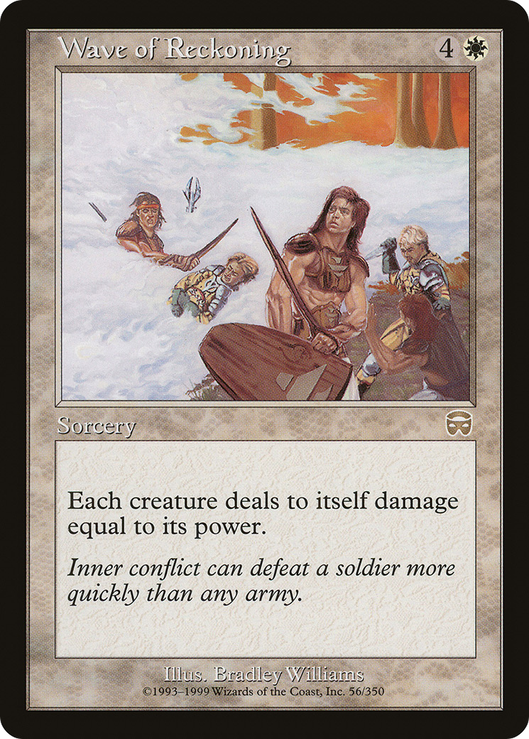 Wave of Reckoning (MMQ-056) - Mercadian Masques Foil