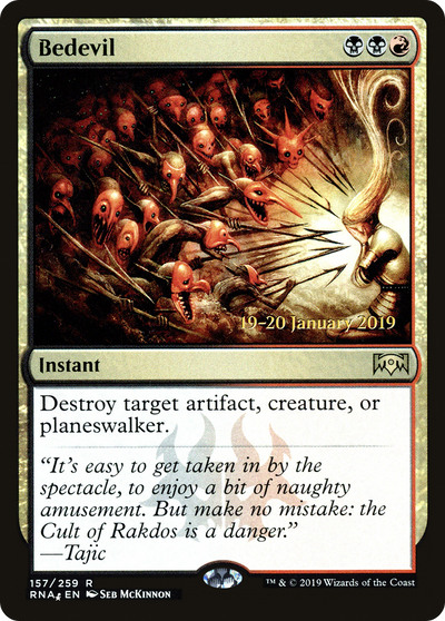 Bedevil (PRE-157S) - Ravnica Allegiance Promos Foil