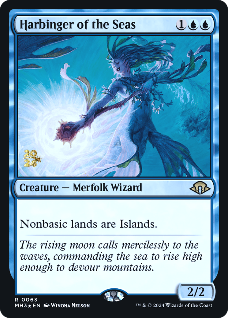 Harbinger of the Seas (PRE-063) - Modern Horizons 3 Promos Foil
