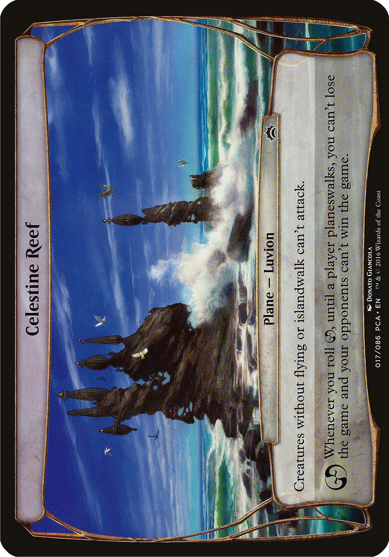 Celestine Reef (OVER-017) - Planechase Anthology Planes
