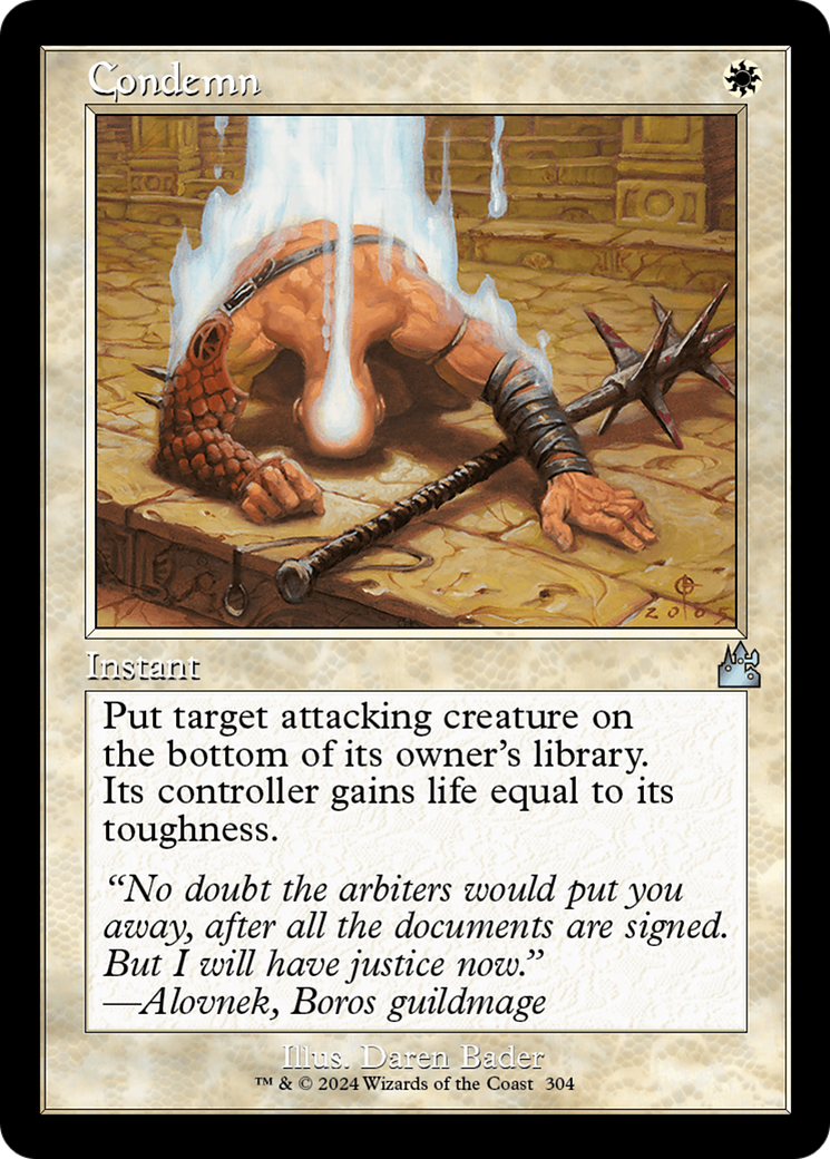 Condemn (RVR-304) - Ravnica Remastered
