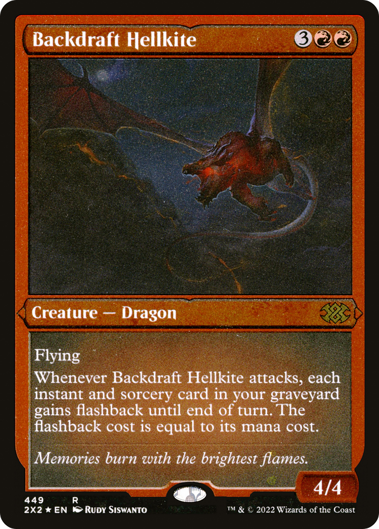 Backdraft Hellkite (2X2-449) - Double Masters 2022 Foil