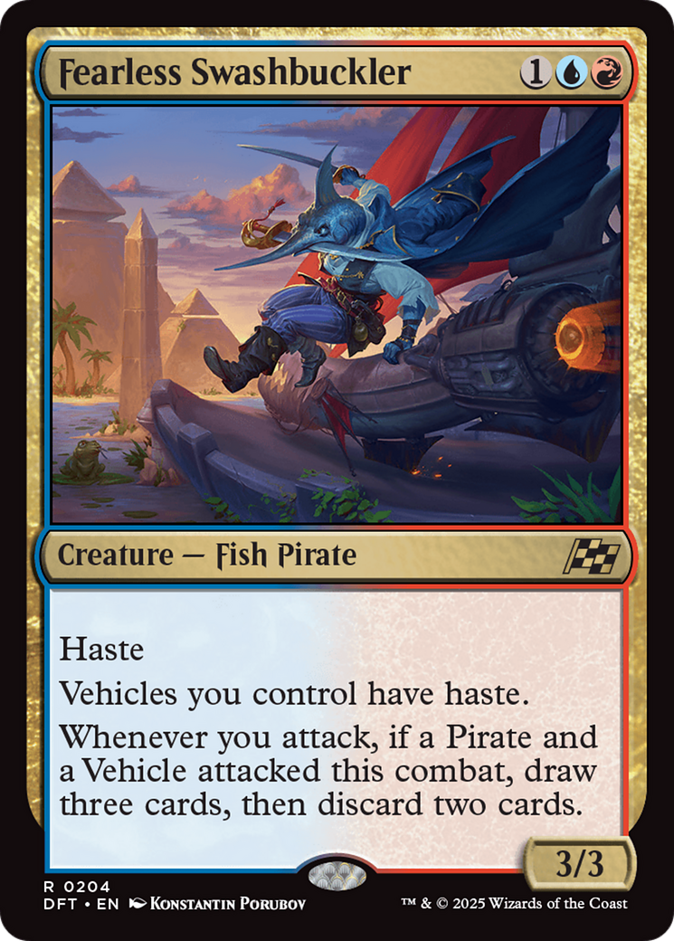 Fearless Swashbuckler (DFT-204) - Aetherdrift Foil