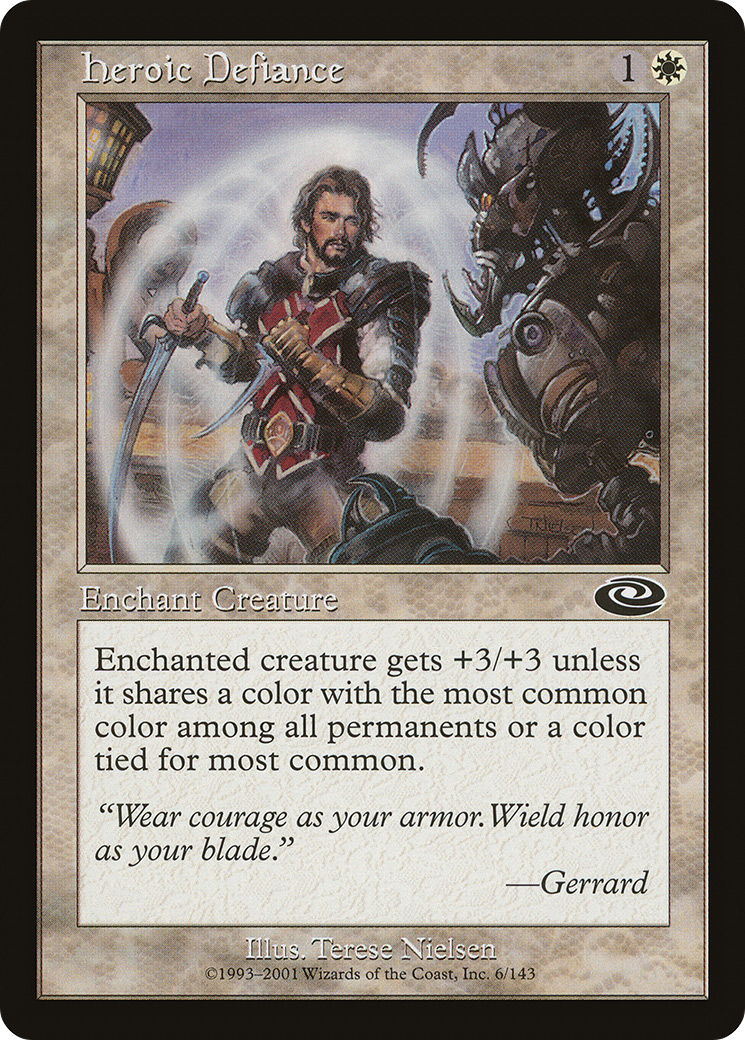 Heroic Defiance (PLS-006) - Planeshift Foil