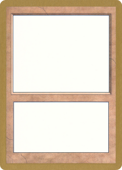 Blank Card (WCD-) - World Championship Decks 1998