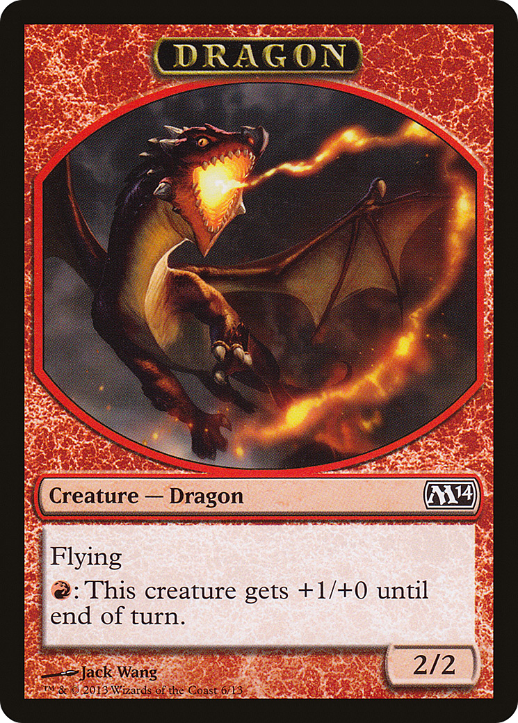 Dragon (M14-006) - Magic 2014 Tokens