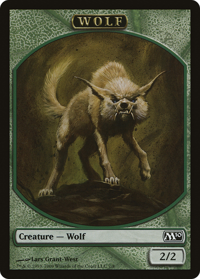 Wolf (M10-007) - Magic 2010 Tokens