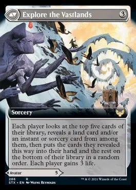 Wandering Archaic // Explore the Vastlands (STX-286) - Strixhaven: School of Mages: (Extended Art) Foil