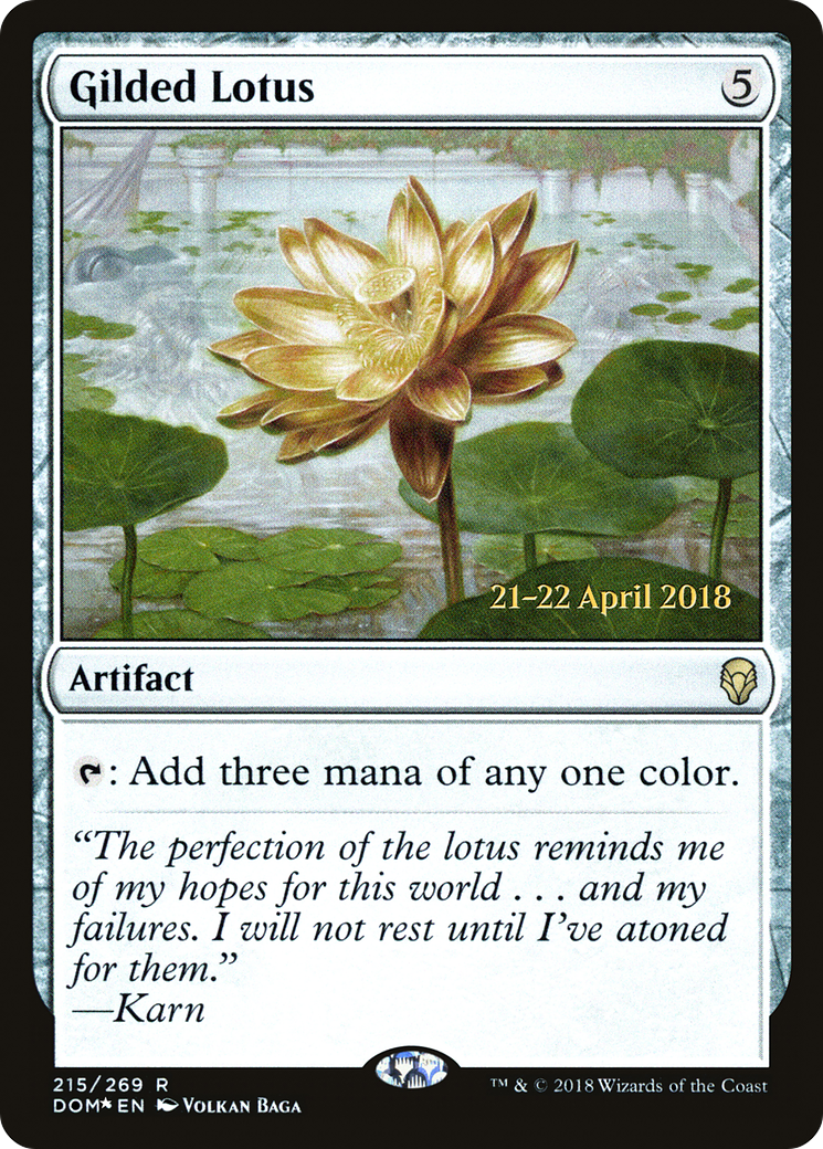 Gilded Lotus (PRE-215S) - Dominaria Promos Foil