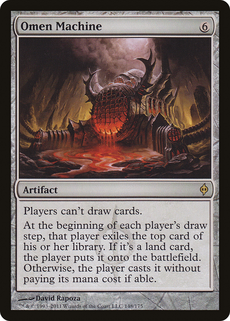 Omen Machine (NPH-148) - New Phyrexia Foil