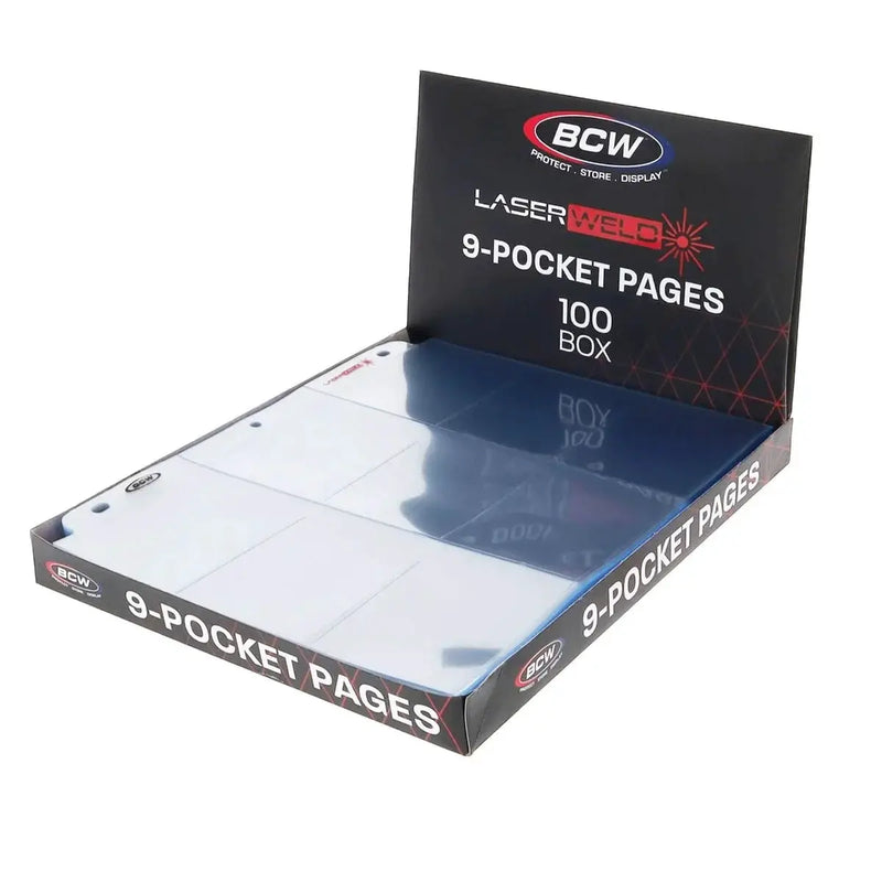 BCW LaserWeld 9-Pocket Page (100 ct.)