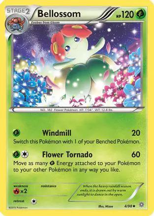 Bellossom 004/98 - XY  Ancient Origins Reverse Holofoil