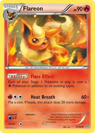 Flareon 013/98 - XY  Ancient Origins Reverse Holofoil
