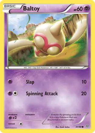 Baltoy 031/98 - XY  Ancient Origins Reverse Holofoil