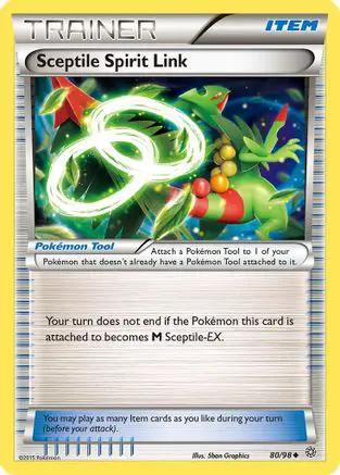 Sceptile Spirit Link 080/98 - XY  Ancient Origins Reverse Holofoil
