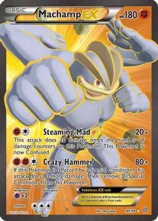 Machamp EX (Full Art) 090/98 - XY  Ancient Origins Holofoil