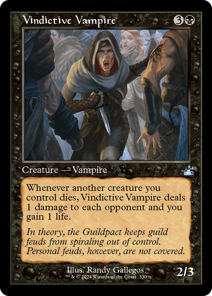 Vindictive Vampire (RVR-330) - Ravnica Remastered