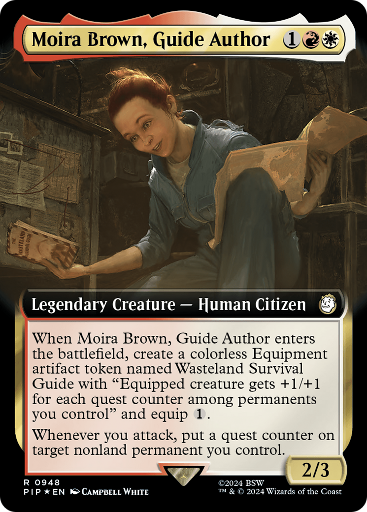 Moira Brown, Guide Author (PIP-948) - Fallout: (Extended Art) Foil