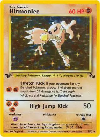 Hitmonlee 007/62 - Fossil