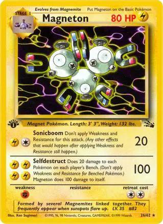 Magneton 026/62 - Fossil 1st Edition
