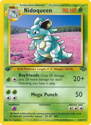 Nidoqueen 023/64 - Jungle 1st Edition