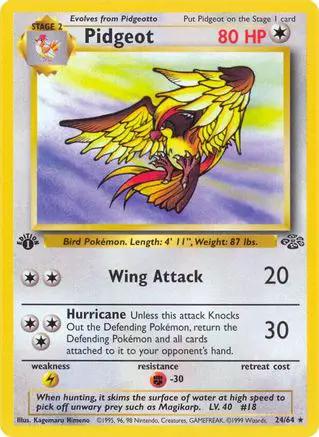 Pidgeot 024/64 - Jungle 1st Edition