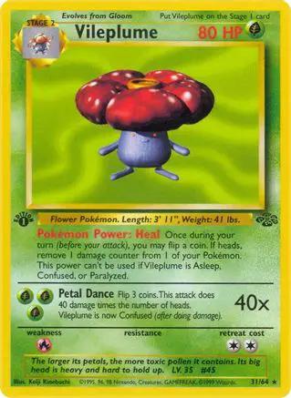 Vileplume 031/64 - Jungle 1st Edition
