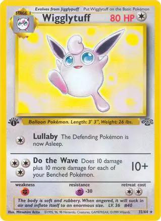 Wigglytuff 032/64 - Jungle 1st Edition