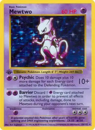 Mewtwo 010/102 - Base Set Shadowless