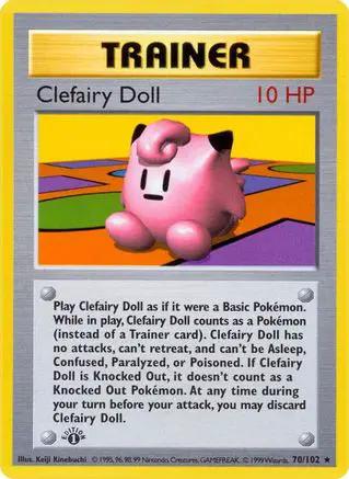 Clefairy Doll 070 - Base Set Shadowless 1st Edition
