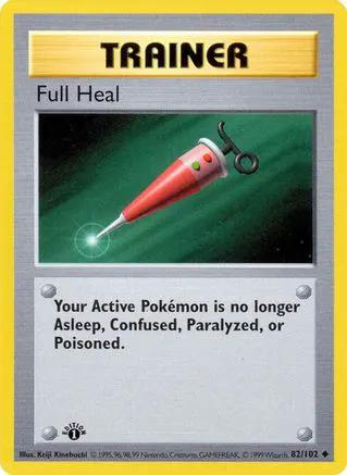 Full Heal 082/102 - Base Set Shadowless Unlimited