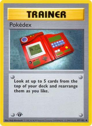 Pokedex 087/102 - Base Set Shadowless 1st Edition