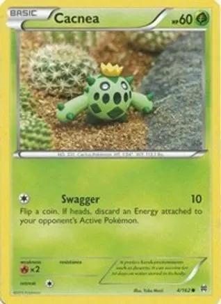 Cacnea 004/162 - XY  BREAKthrough Reverse Holofoil