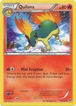 Quilava 019/162 - XY  BREAKthrough Reverse Holofoil