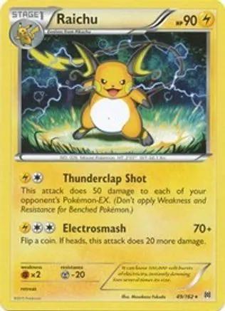 Raichu 049/162 - XY  BREAKthrough Reverse Holofoil