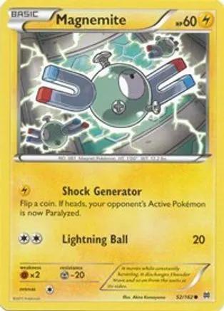 Magnemite 052/162 - XY  BREAKthrough Reverse Holofoil