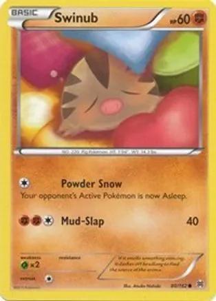 Swinub 080/162 - XY  BREAKthrough Reverse Holofoil