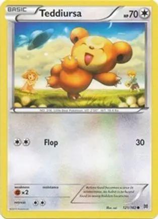 Teddiursa 121/162 - XY  BREAKthrough Reverse Holofoil