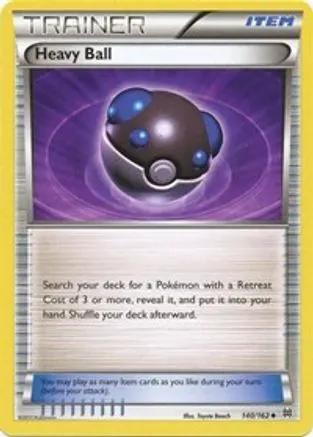 Heavy Ball 140/162 - XY  BREAKthrough Reverse Holofoil