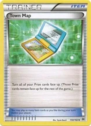 Town Map 150/162 - XY  BREAKthrough Reverse Holofoil