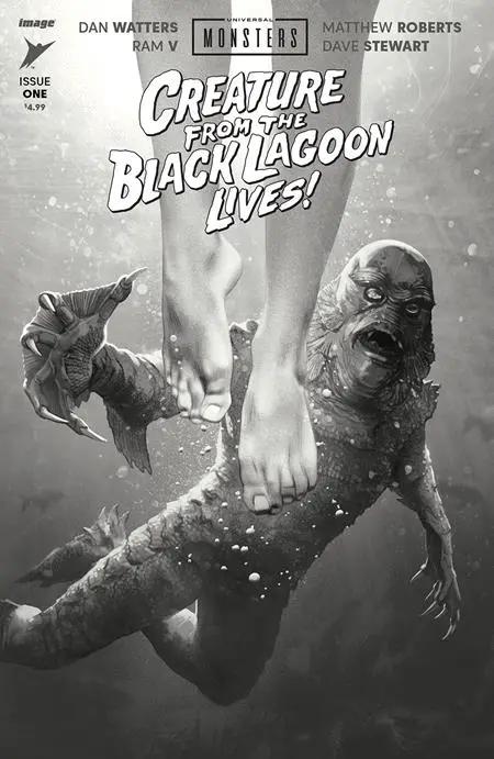 Universal Monsters The Creature From The Black Lagoon Lives #1 (Of 4) D 1:25 Joshua Middleton Variant (04/24/2024) Image