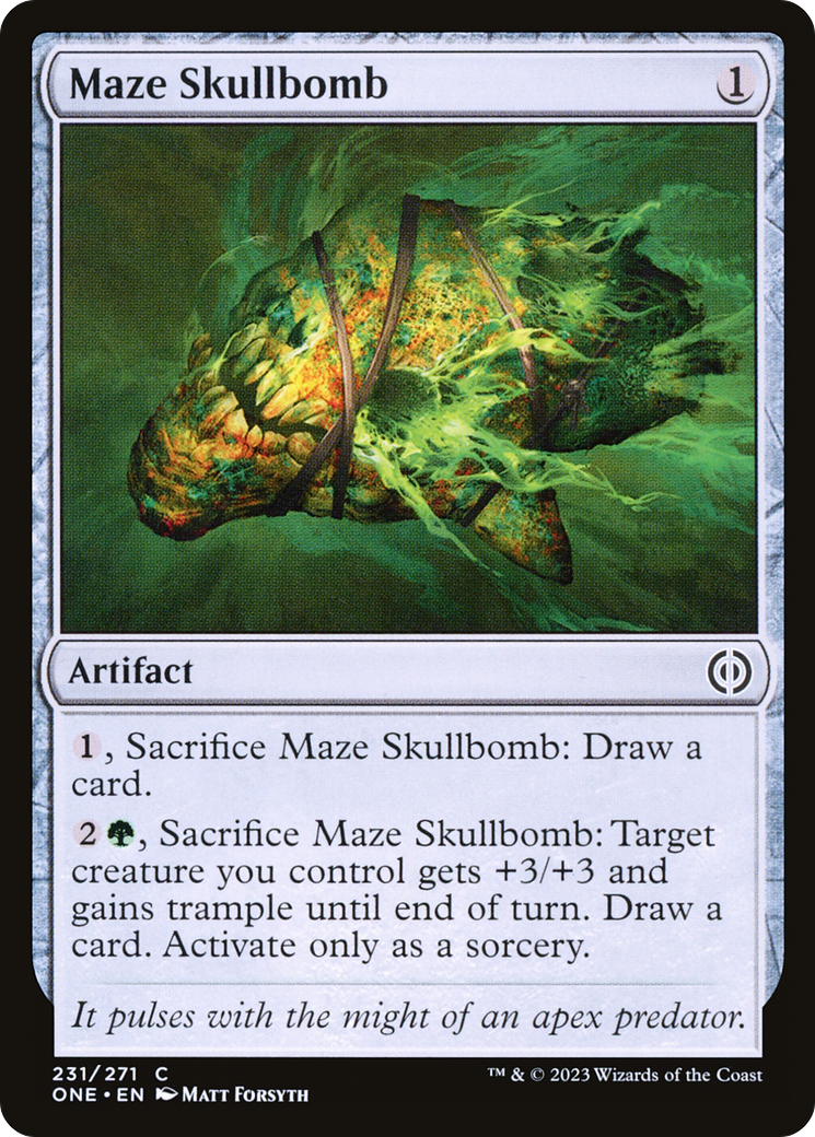 Maze Skullbomb (ONE-231) - Phyrexia: All Will Be One Foil