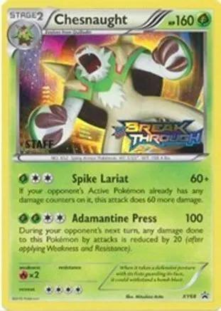 Chesnaught (Prerelease [Staff] XY68 - XY Promos Holofoil
