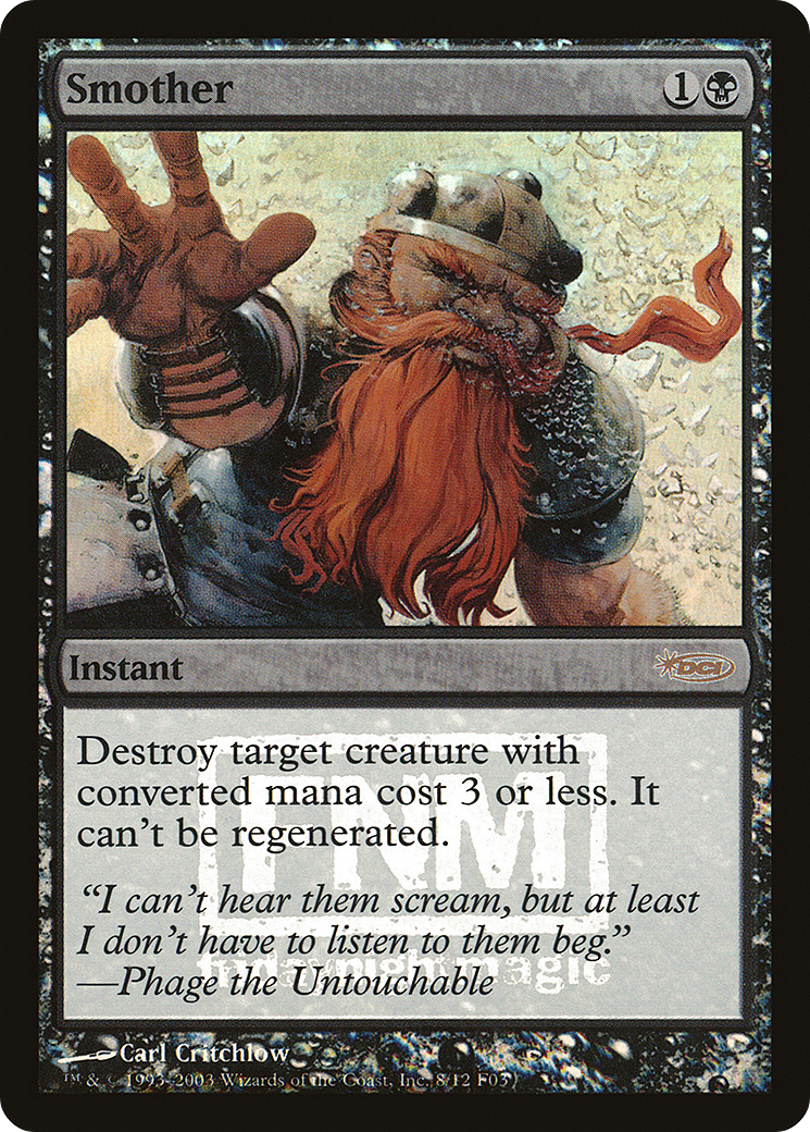 Smother (FNM-008) - Friday Night Magic 2003 Foil