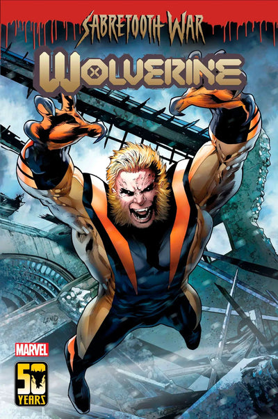 Wolverine #50 B Greg Land Sabretooth Variant (05/29/2024) Marvel