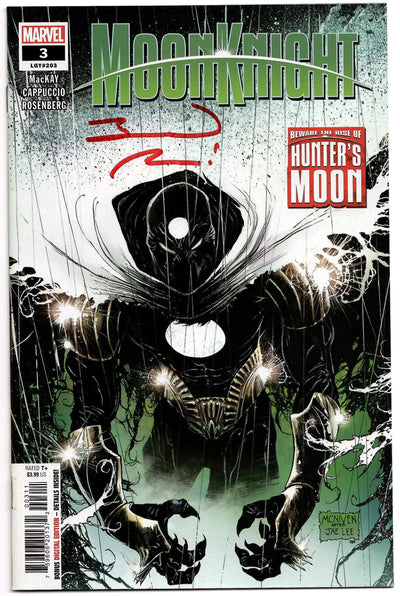 Moon Knight #3 A Marvel 2021 Steve McNiven SIGNED Jed MacKay