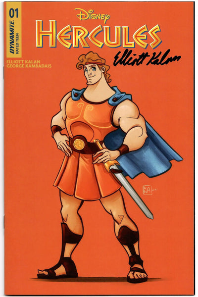 Hercules #1 D Alessandro  Ranaldi Negative Space Variant SIGNED Elliott Kalan (04/10/2024) Dynamite