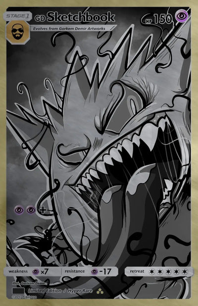GORKEM DEMIR SKETCHBOOK - GENGAMIZED COVER C METAL VARIANT NYCC 2025 KNIGHT OF COMICS EXCLUSIVE